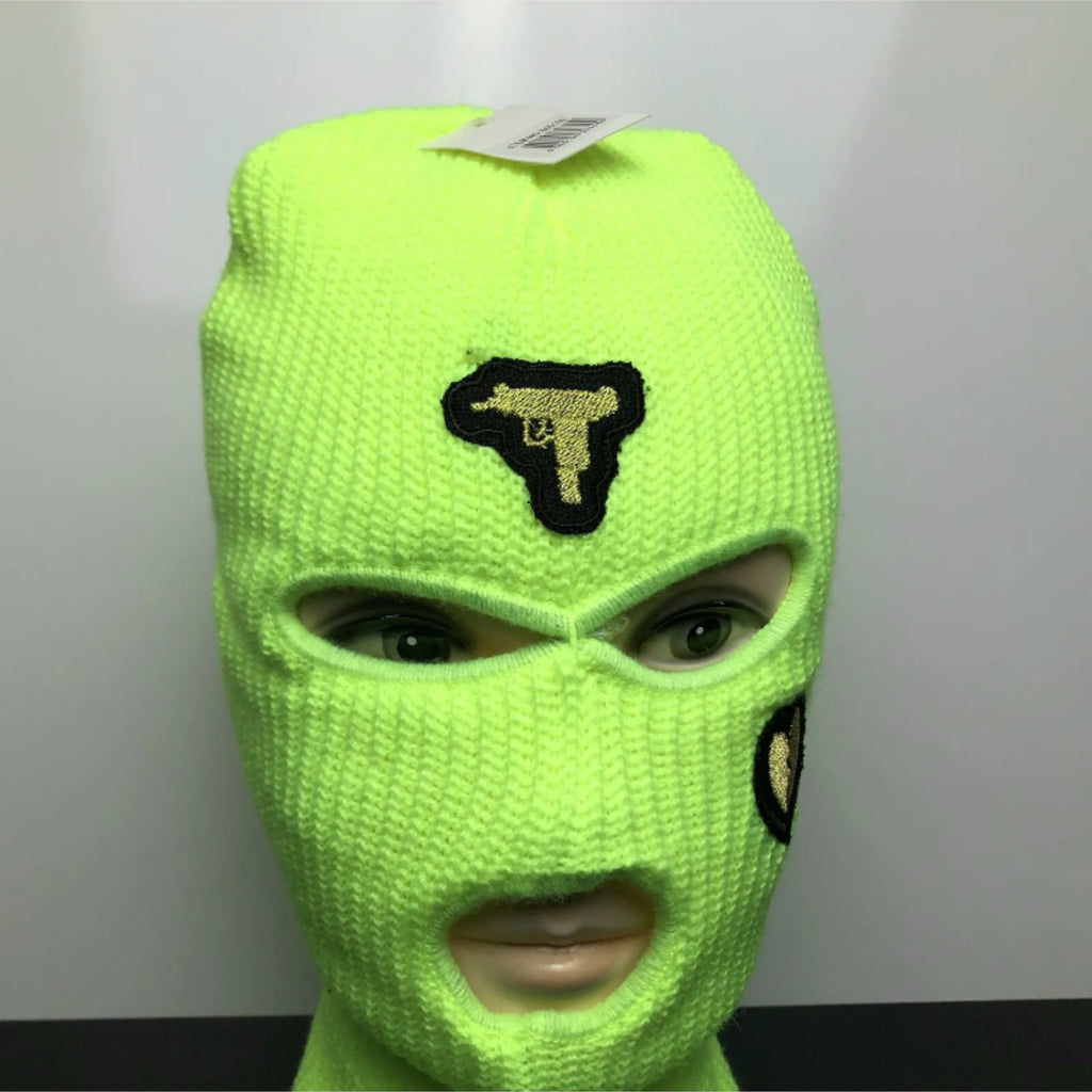 Full Face Ski Mask Embroidered Iron on Patch Balaclava