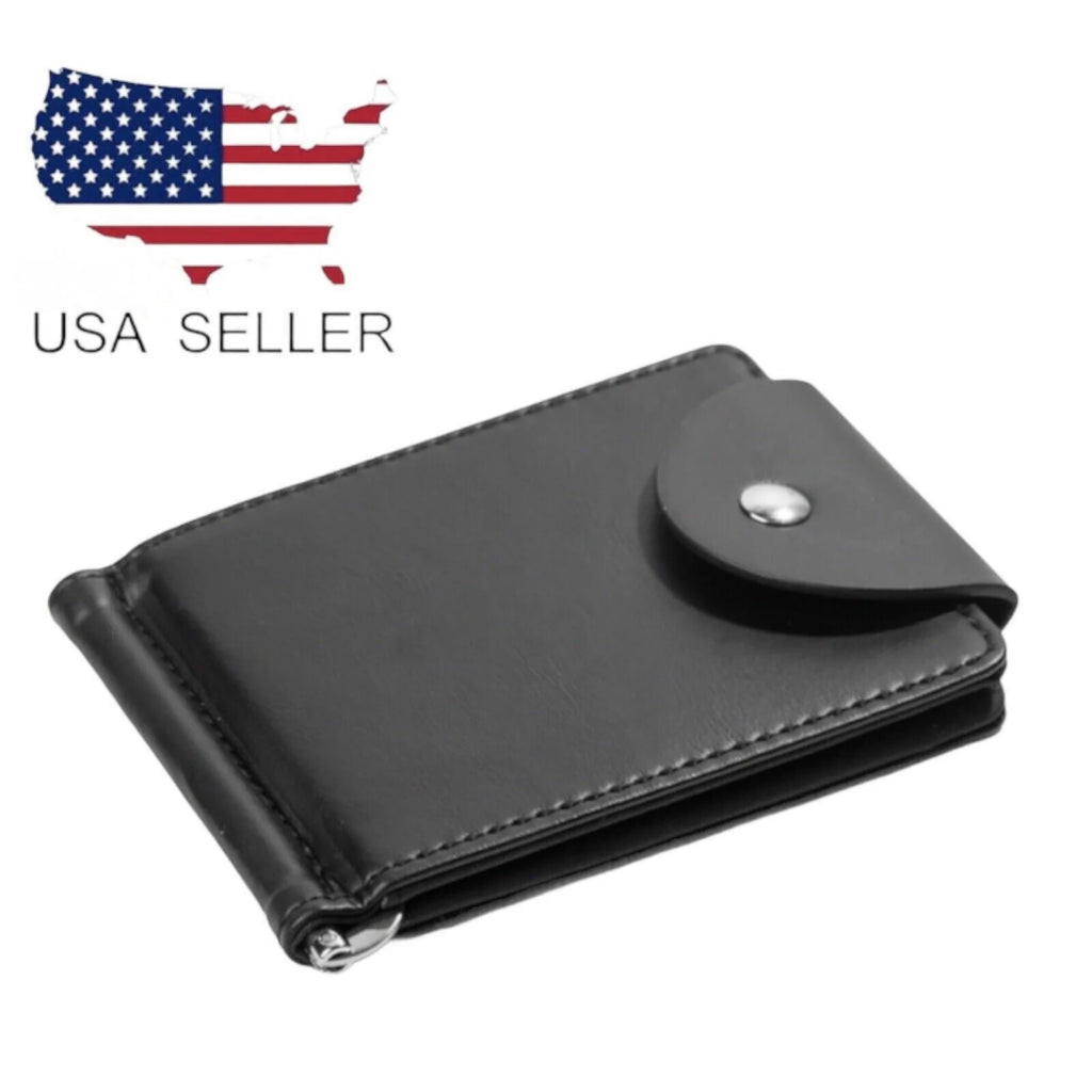 Men's Credit Card Holder Slim Money Clip Wallet