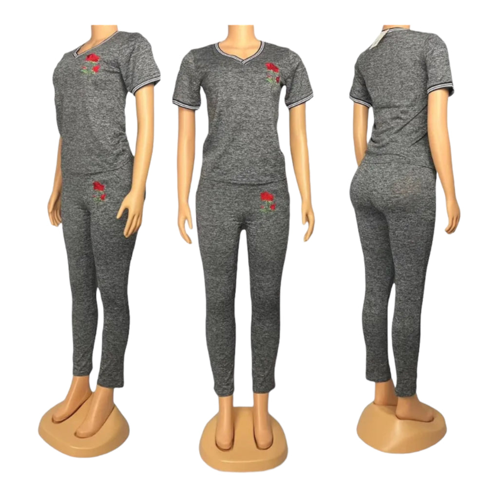 Women's T-Shirt & Leggings Outfit Set